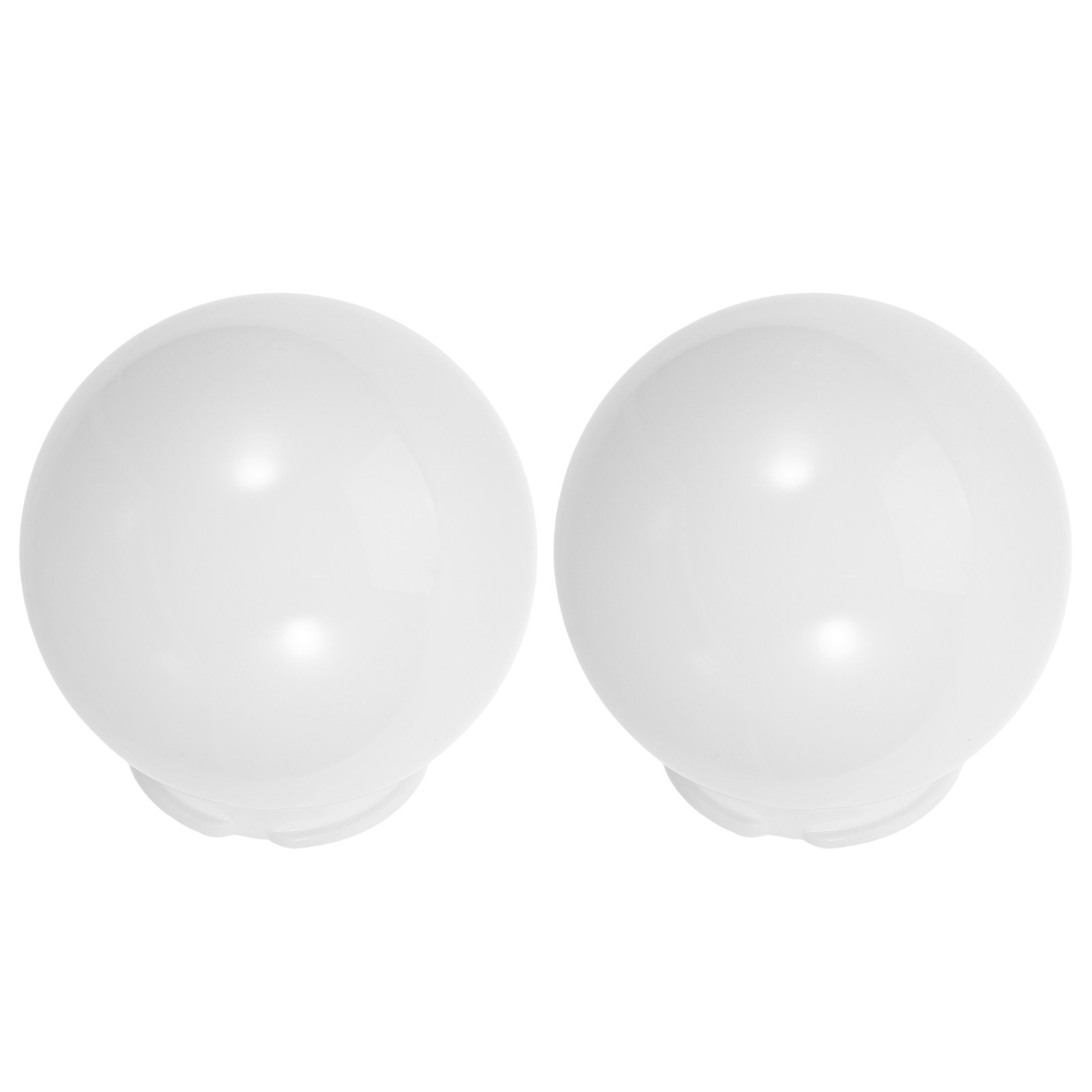 Outdoor Lighting Globes - Abat-jour sphériques blancs pour lampes d'extérieur,