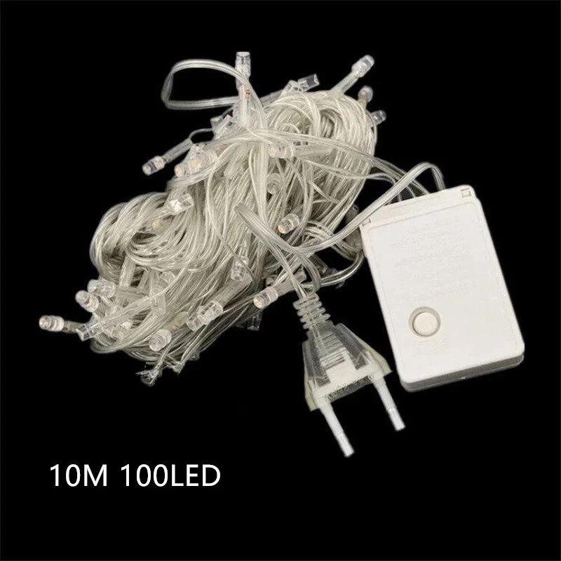 Outdoor Lighting On House - Guirlande lumineuse LED 100 LED 10M