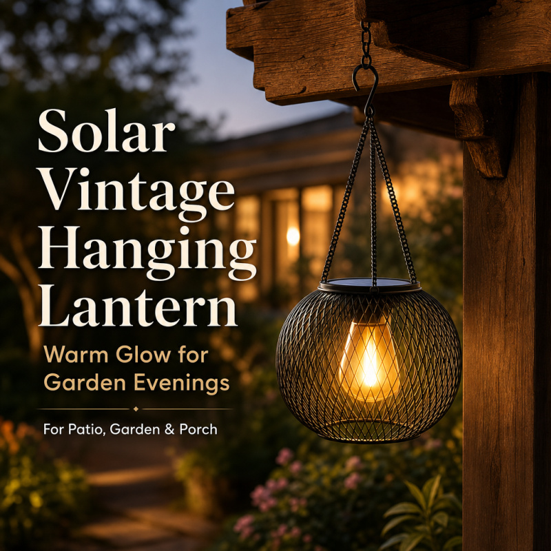 Outdoor Lighting In Ground - Lampe solaire LED suspendue pour l'extérieur,