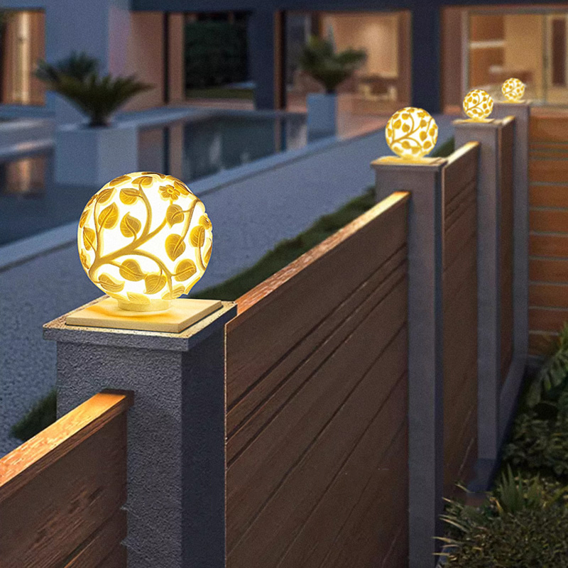 Outdoor Lighting Decoration - Lampes de colonne d'extérieur, lampes de