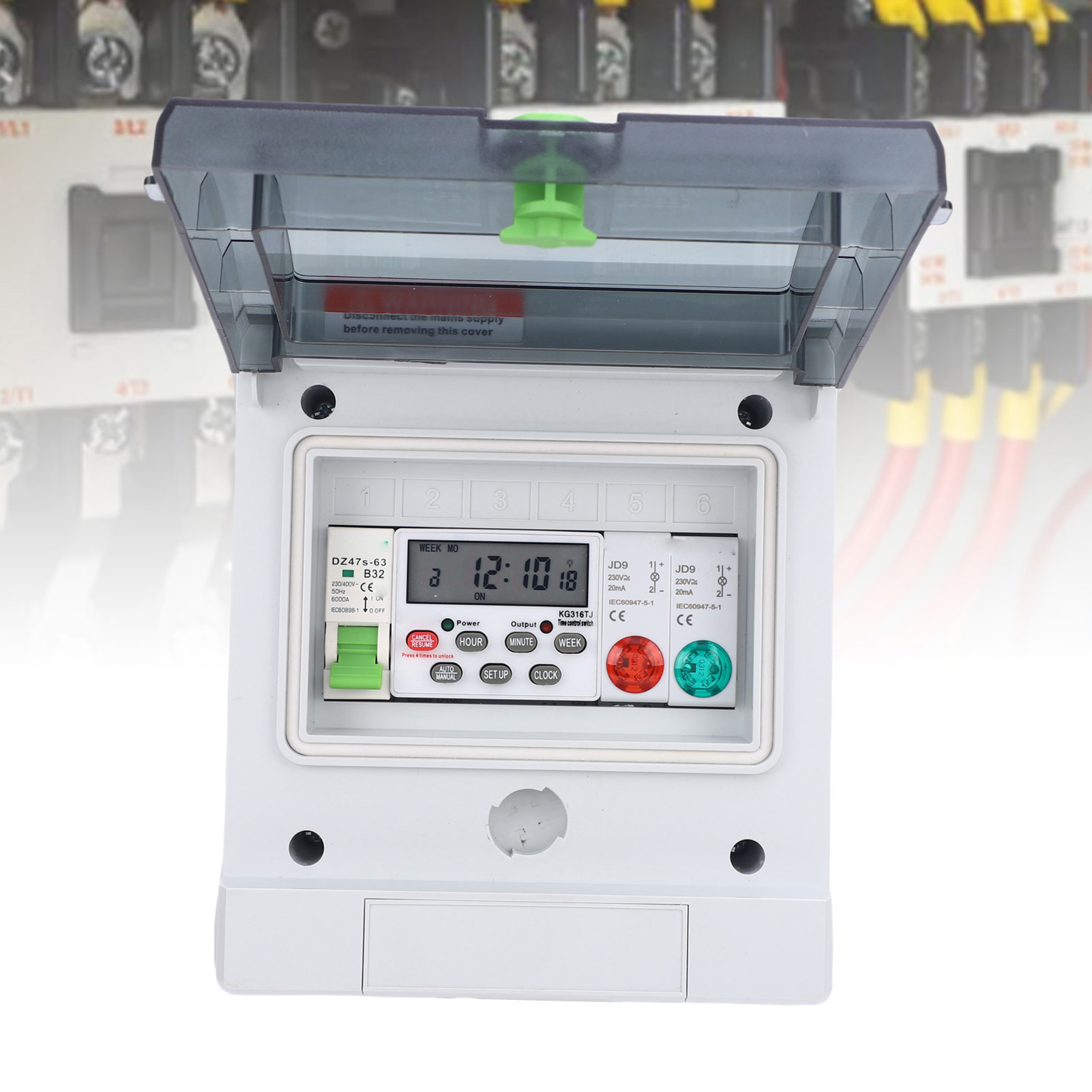 Outdoor Lighting Timer Switch - Boîte de Distribution étanche pour l'extérieur,