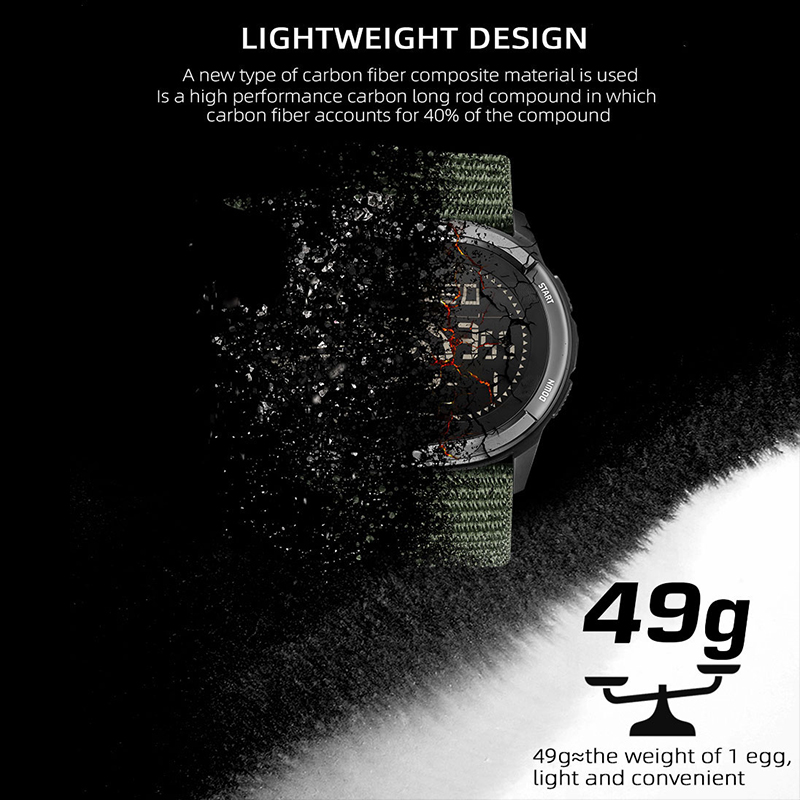 Outdoor Lighting Japanese - Montre numérique pour hommes ALPS, sport,