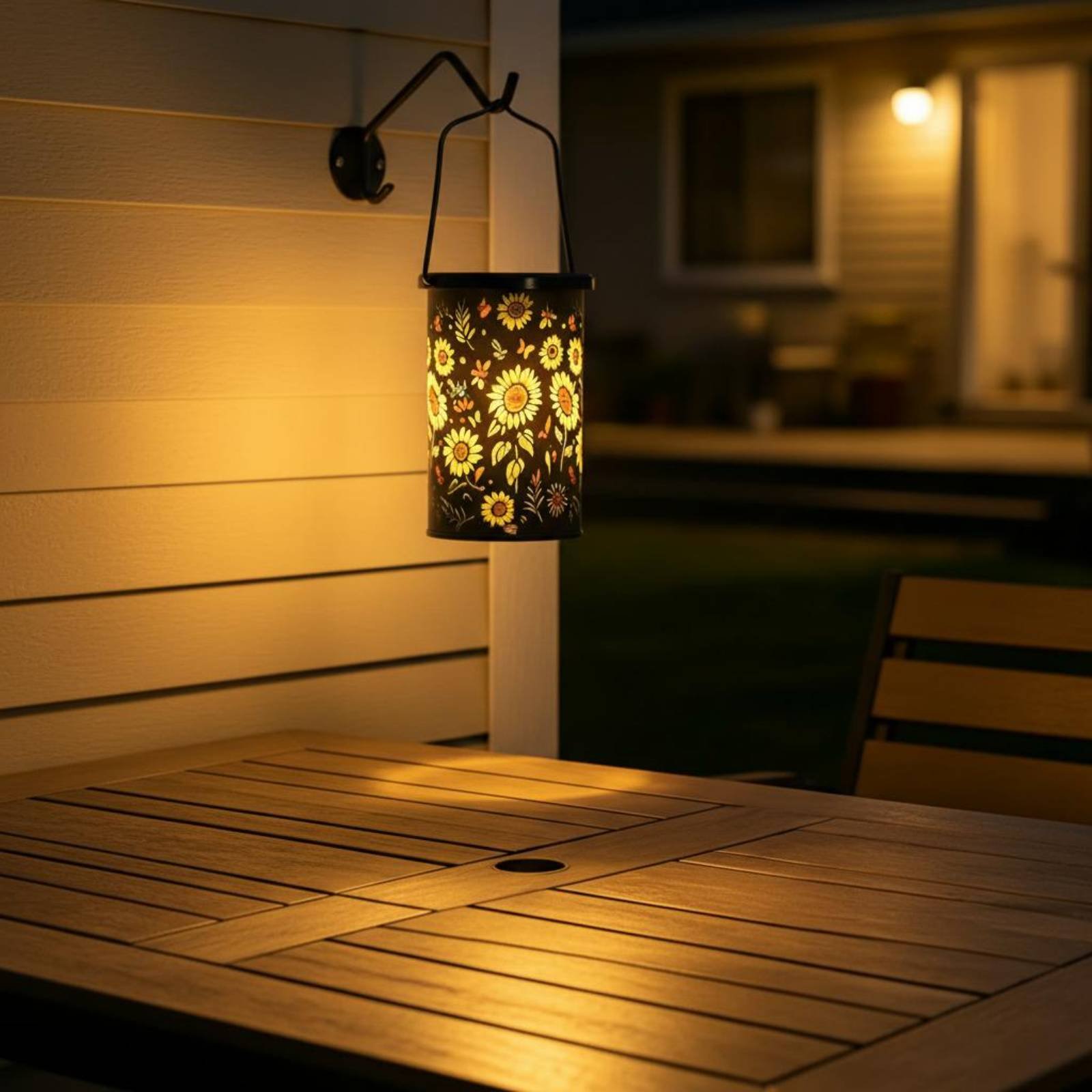 Outdoor Lighting Patio - Lanterne solaire suspendue au design vintage