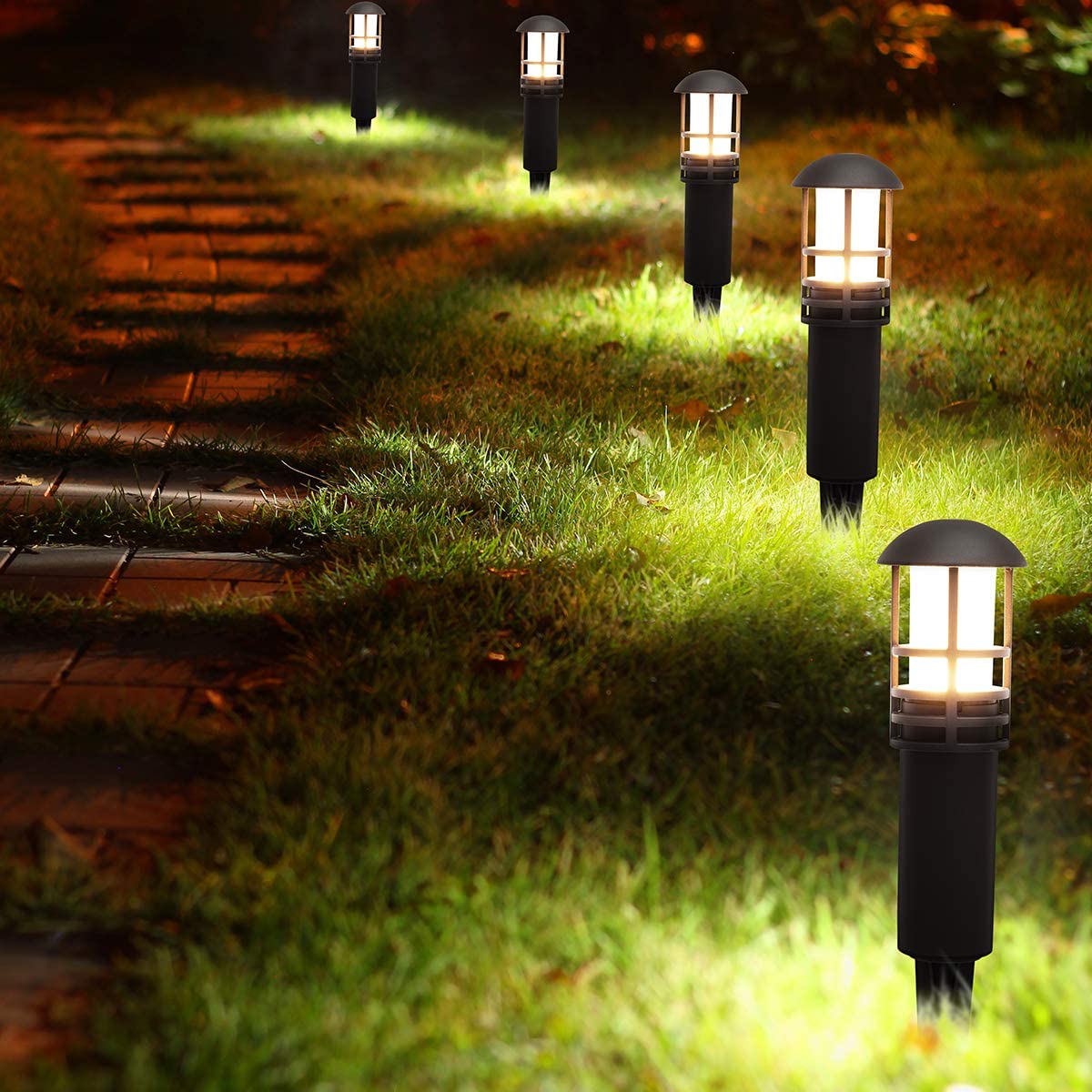 Landscape Spike Light - Lampe LED d'extérieur pour jardin, pelouse,