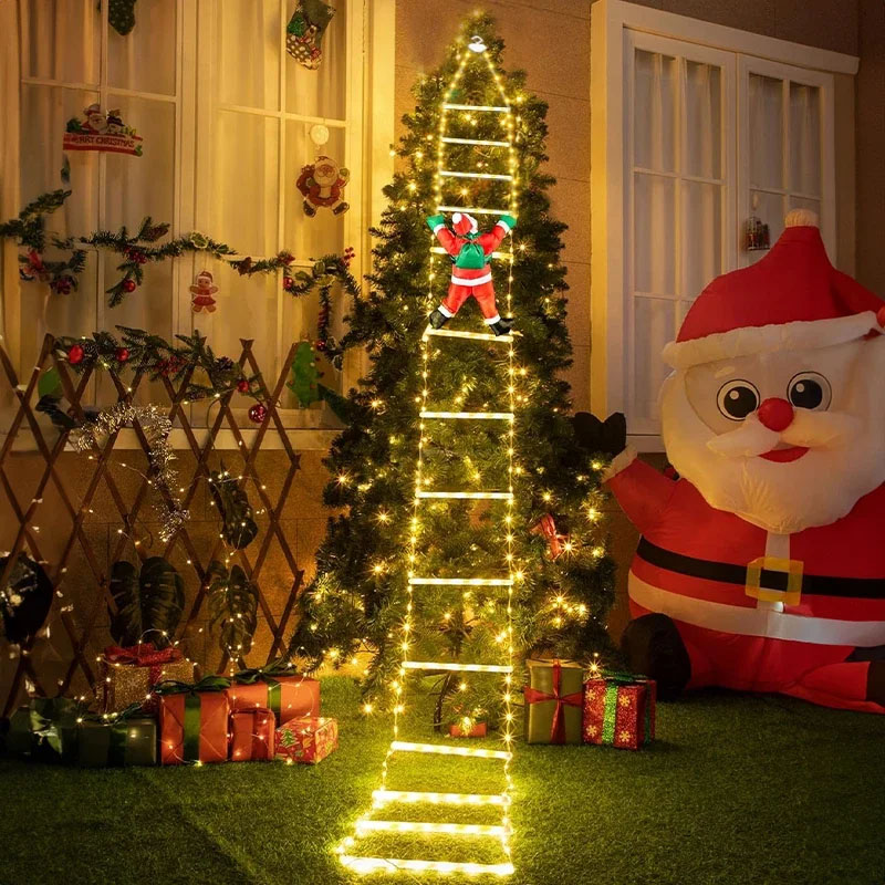Outdoor Lighting Decoration - Guirlande lumineuse LED de Noël, décorative,