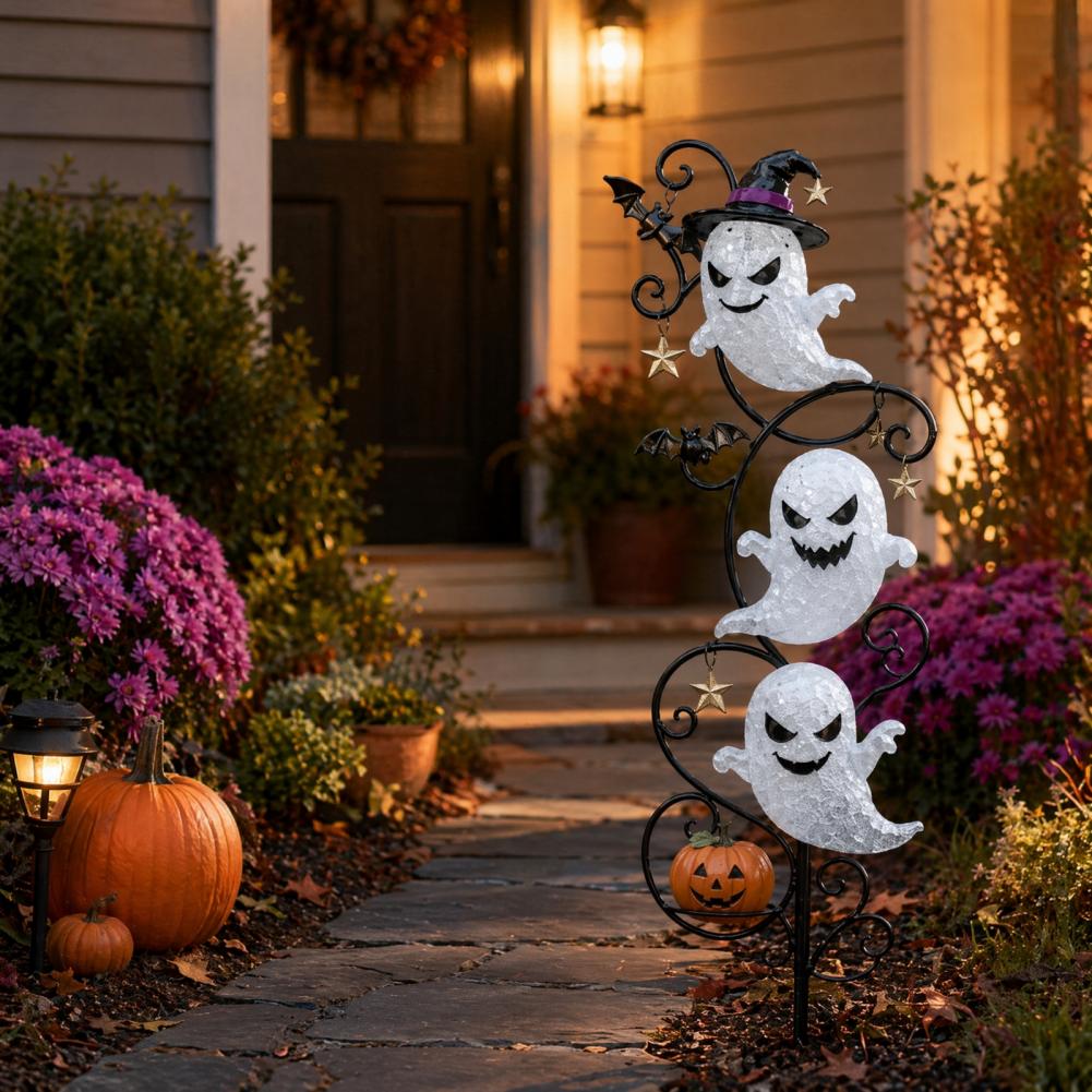 Outdoor Lighting In Ground - Lampe LED imperméable pour Halloween, décoration