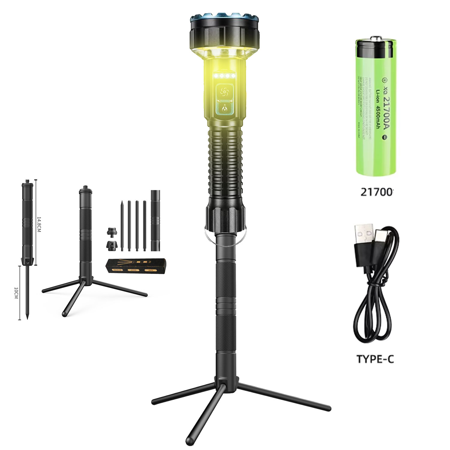 Outdoor Lighting Options - Lampes de poche rechargeables à haute