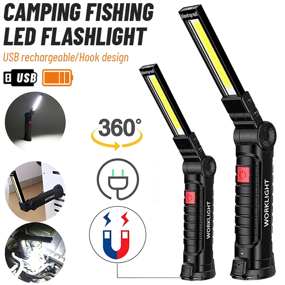 Outdoor Lighting Guide - Lampe de poche LED COB, torche