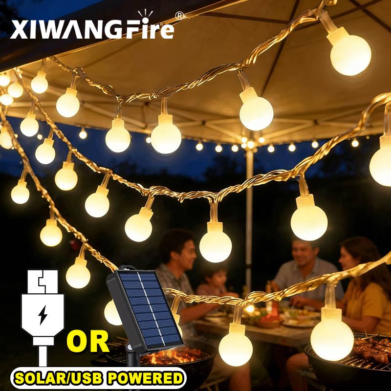 Guirlandes lumineuses solaires - Outdoor Lighting Globes avis et prix