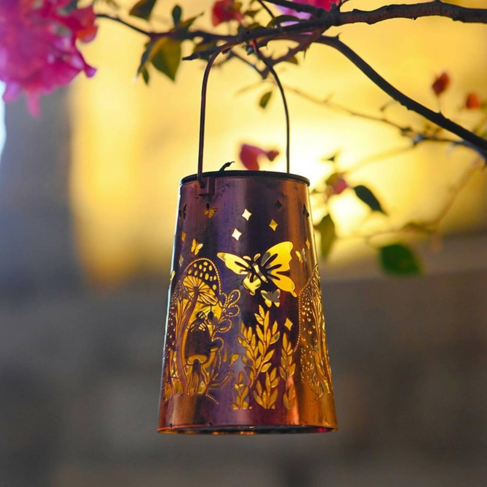 Lanterne de jardin à motif flo - Outdoor Lighting Decoration avis et prix