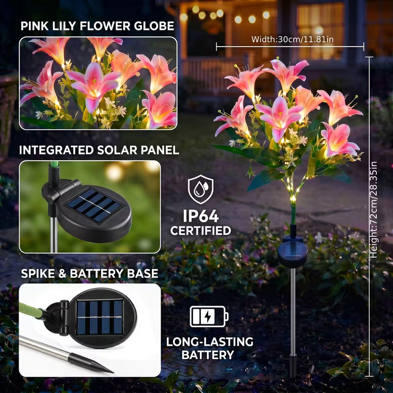 Lampes solaires pour pelouse e - Landscape Spike Light avis et prix