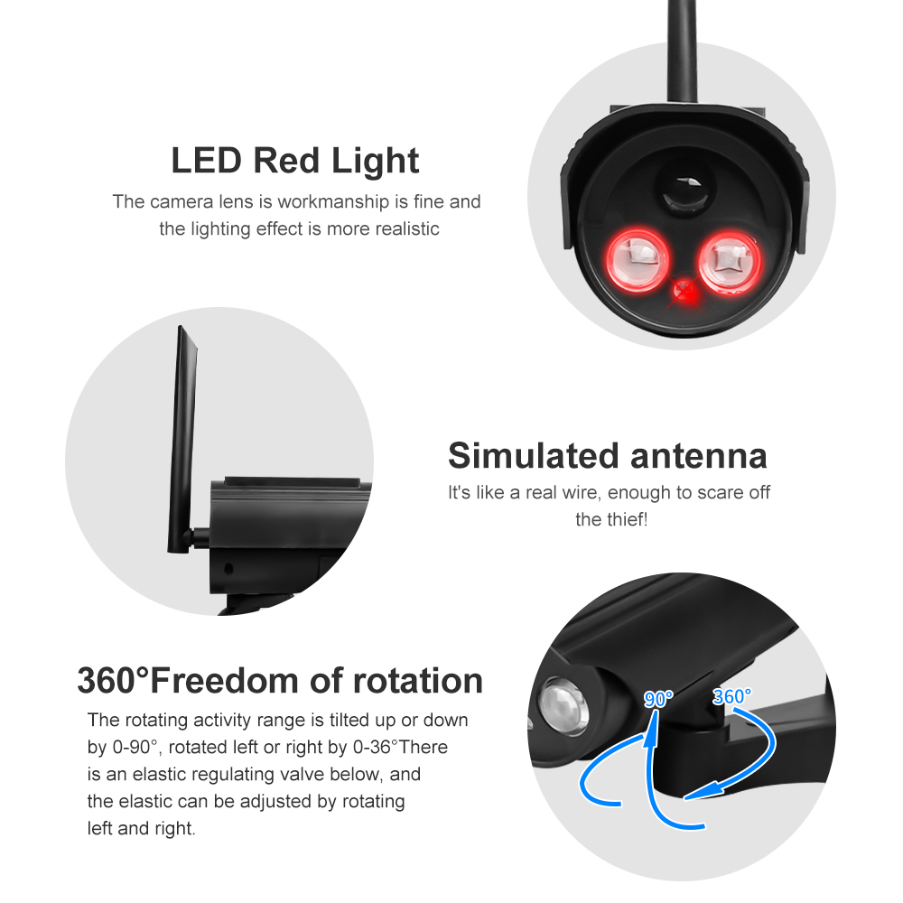 Caméra de Simulation solaire e - Outdoor Lighting On House avis et prix