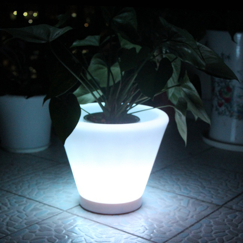 Pots de fleurs lumineux D28 *  - Outdoor Lighting Options avis et prix