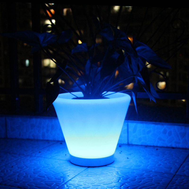 Pots de fleurs lumineux D28 *  - Outdoor Lighting Options avis et prix