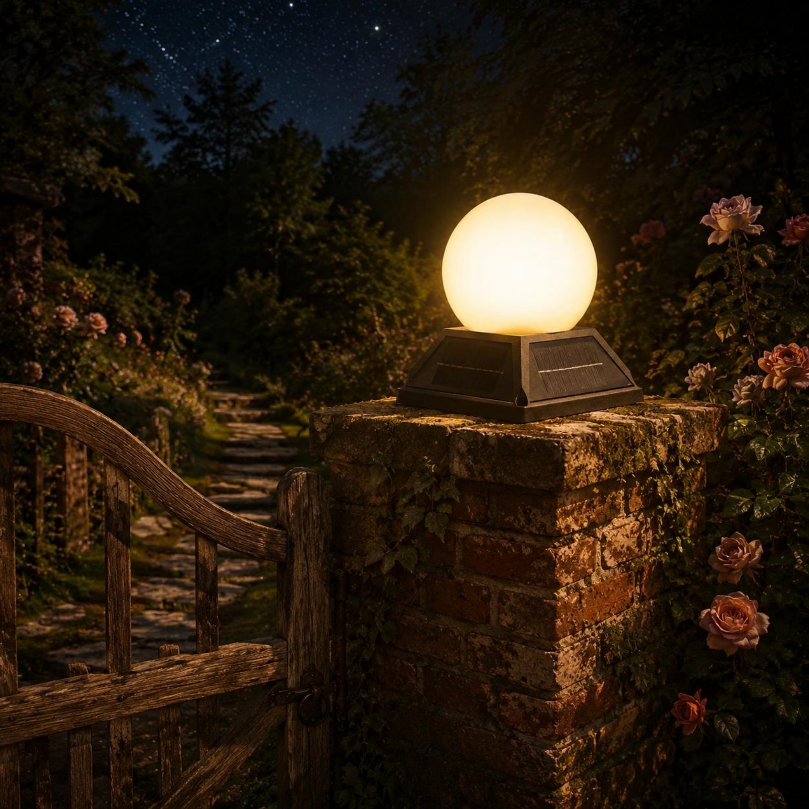 Lampe solaire sans fil pour po - Outdoor Lighting Globes avis et prix