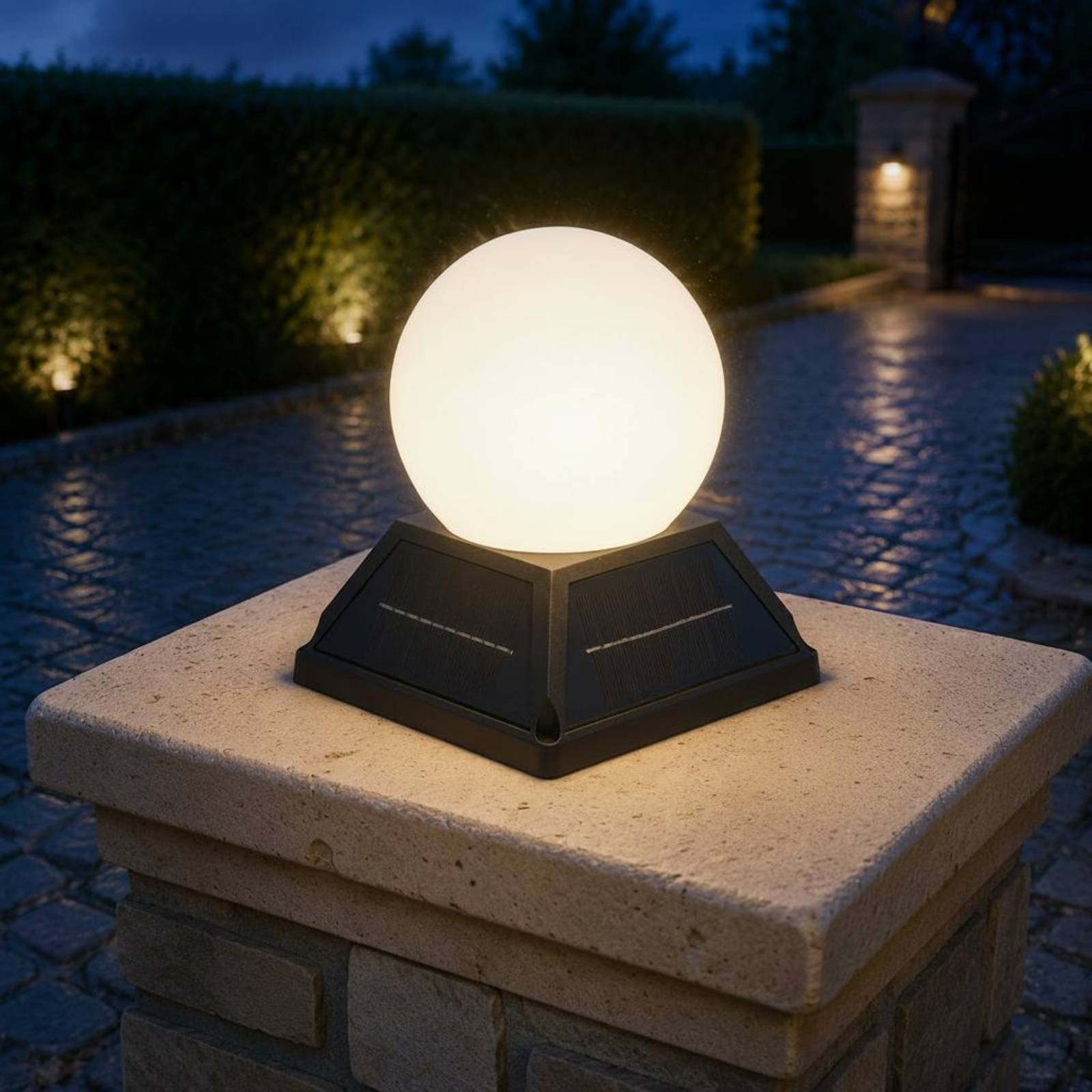 Lampe solaire sans fil pour po - Outdoor Lighting Globes avis et prix