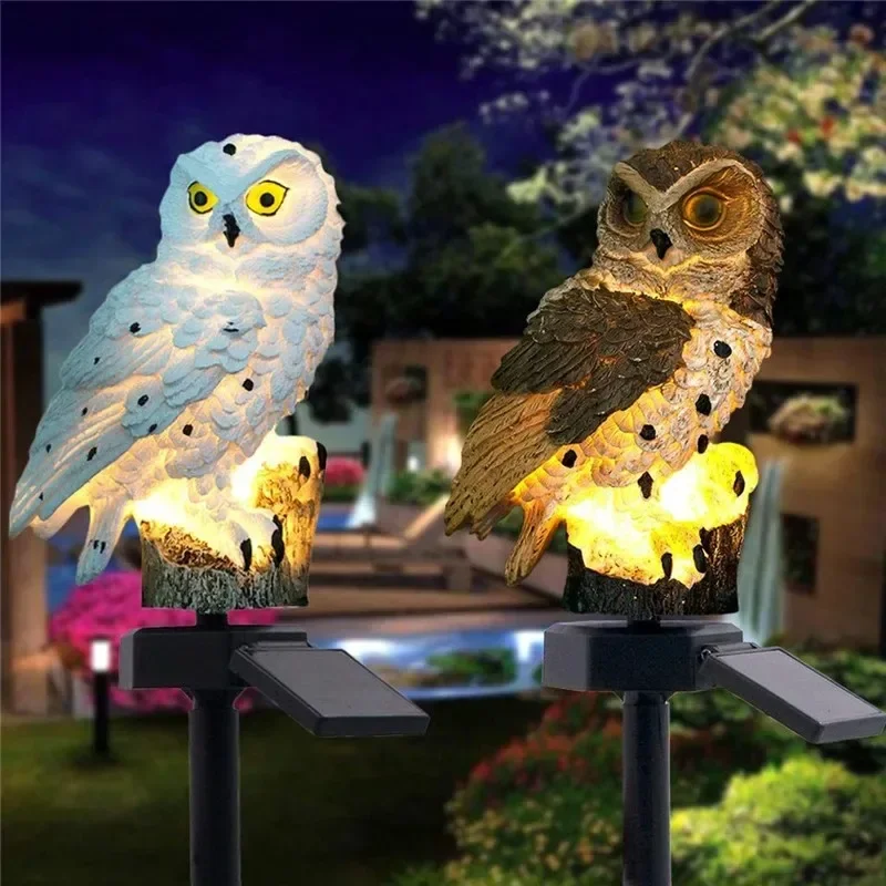 Statue de hibou solaire, lumiè - Outdoor Lighting Guide avis et prix