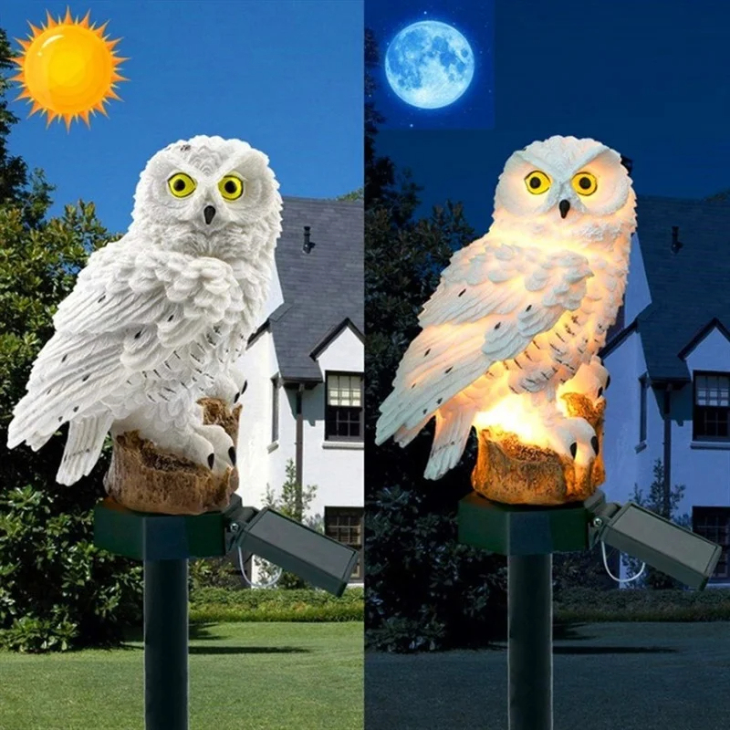 Statue de hibou solaire, lumiè - Outdoor Lighting Guide avis et prix