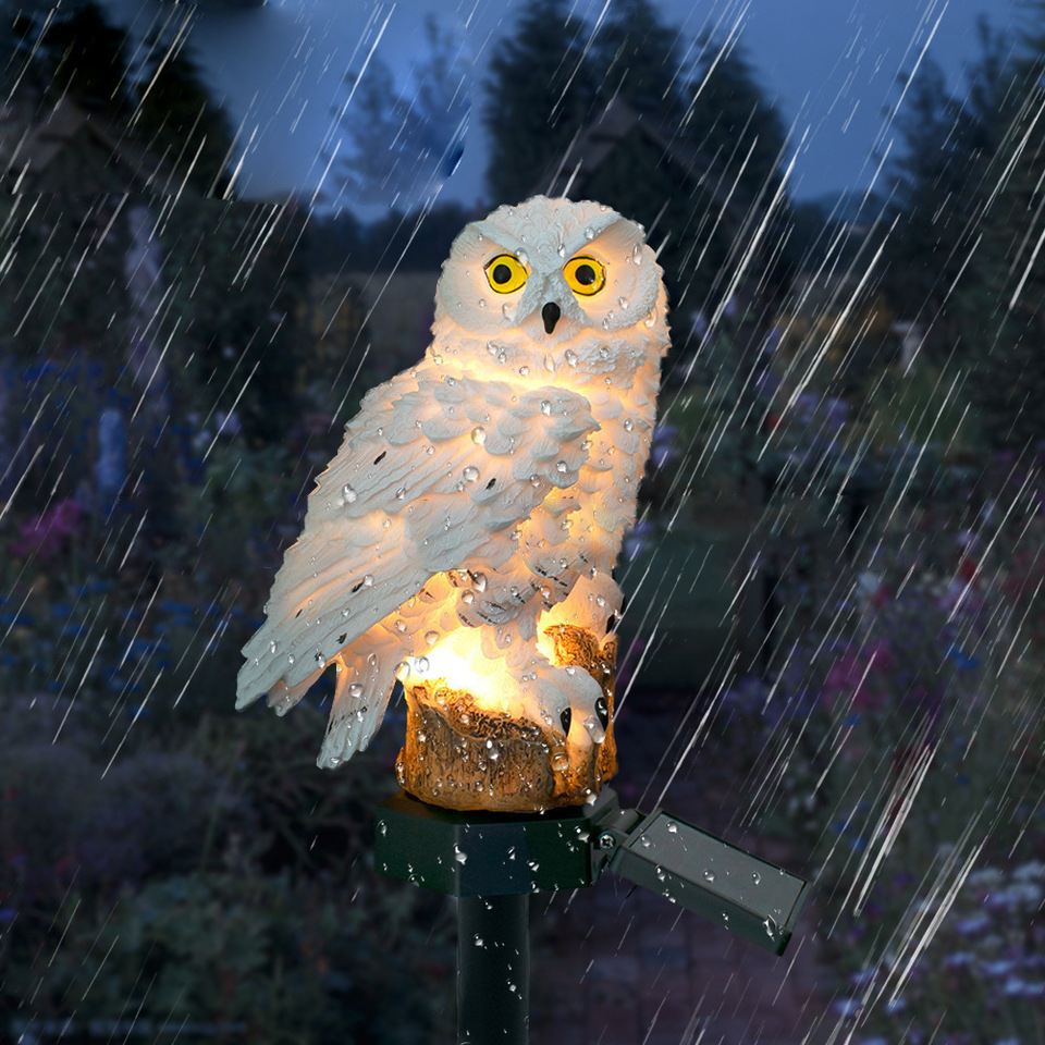 Statue de hibou solaire, lumiè - Outdoor Lighting Guide avis et prix