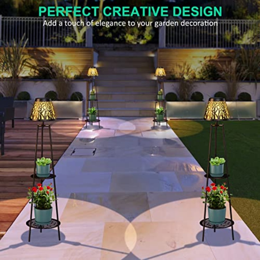Lot de 2 lampes solaires d'ext - Outdoor Lighting Decoration avis et prix