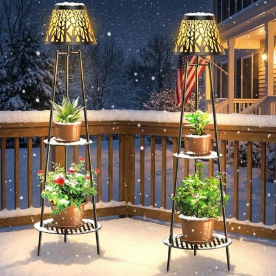Lot de 2 lampes solaires d'ext - Outdoor Lighting Decoration avis et prix
