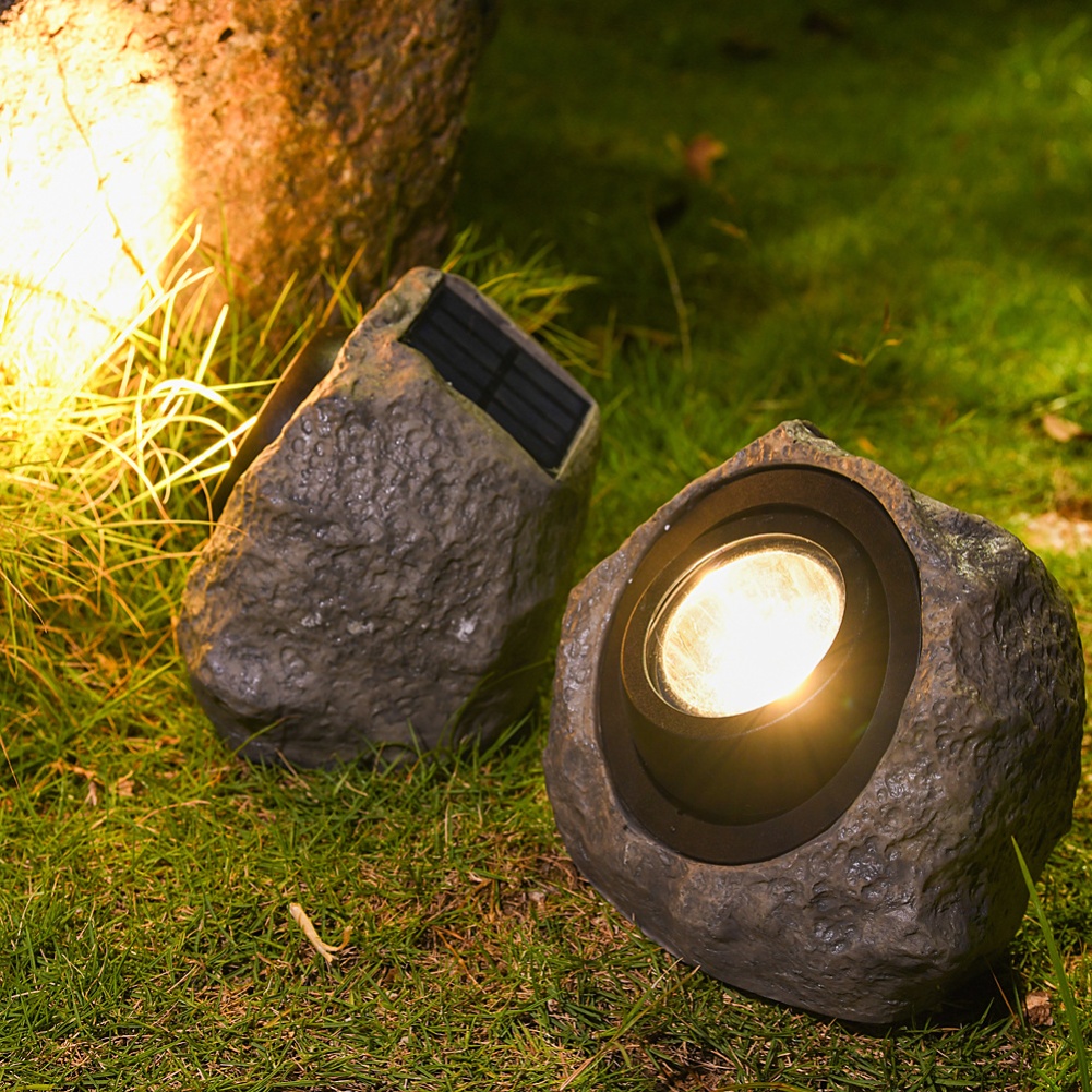 Lampe LED en pierre à énergie  - Outdoor Lighting Options avis et prix