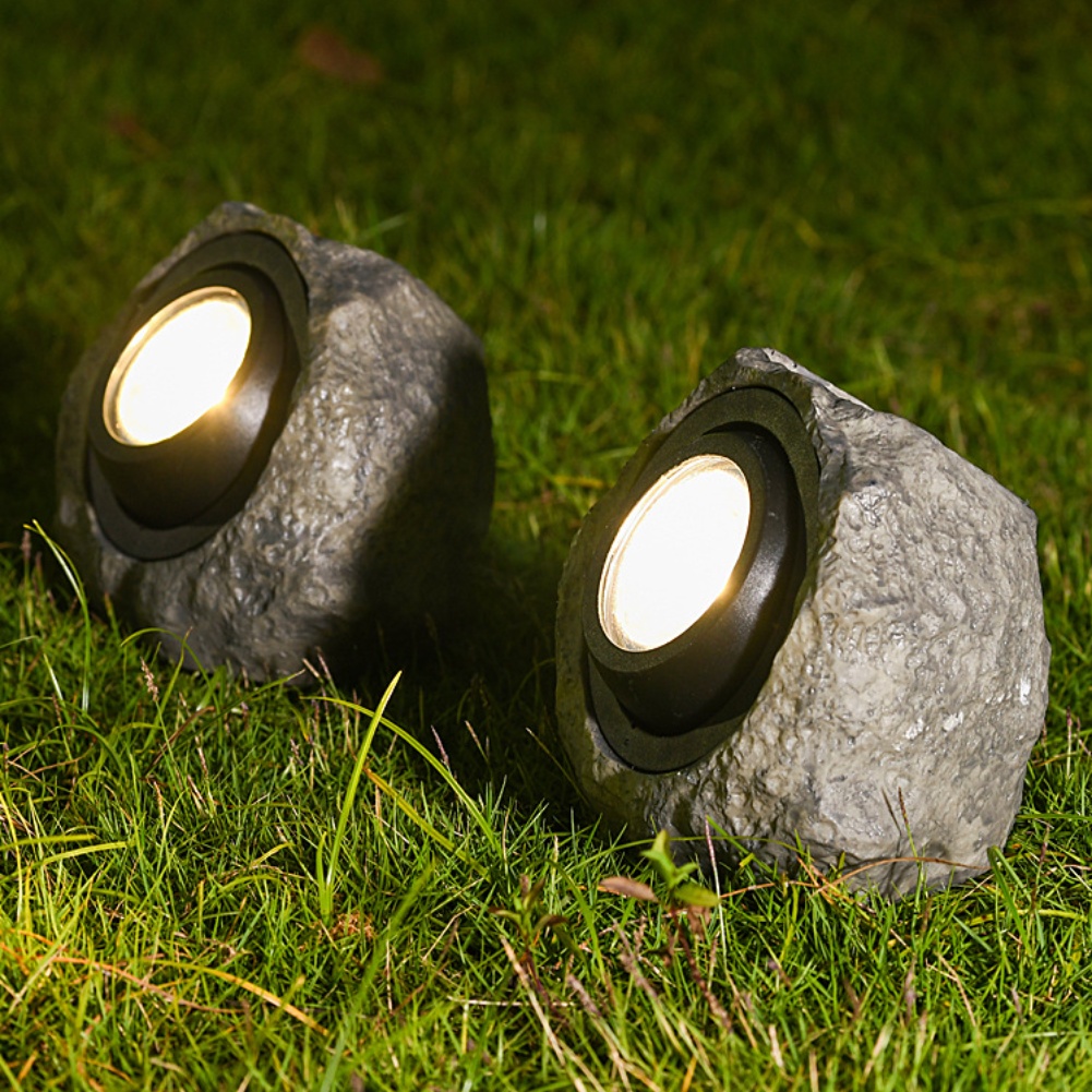Lampe LED en pierre à énergie  - Outdoor Lighting Options avis et prix