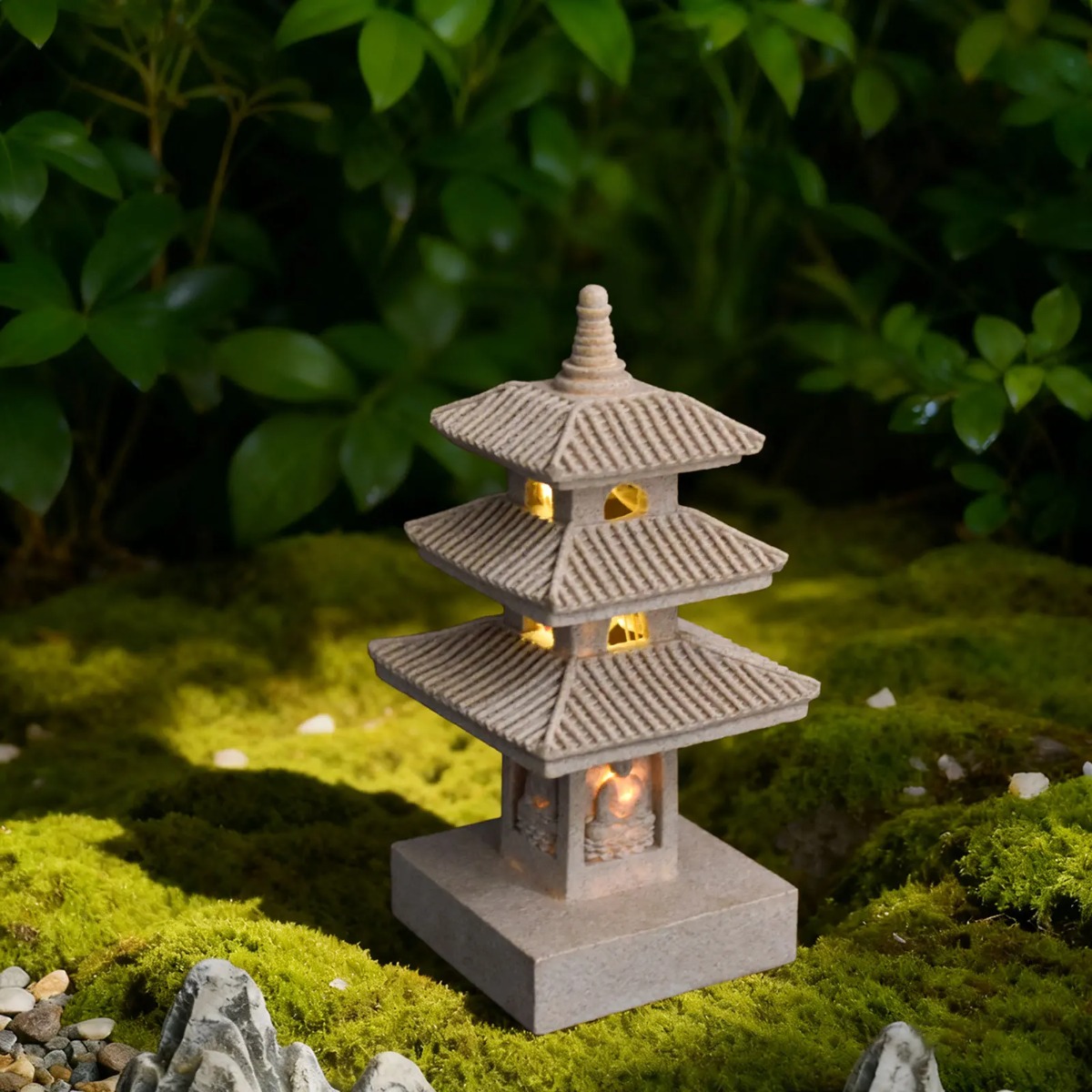 Lampes solaires de jardin, lan - Outdoor Lighting Japanese avis et prix