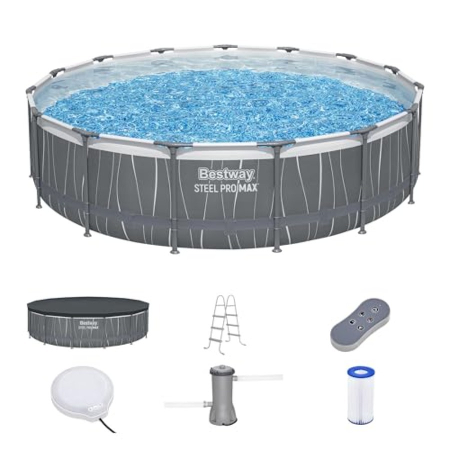 Piscine hors sol ronde de 15'  - Outdoor Lighting In Ground avis et prix