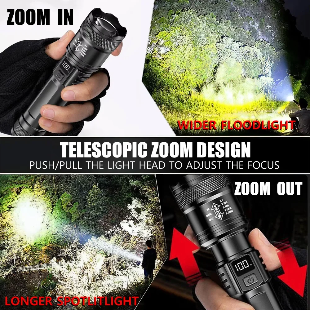 Lampe torche LED rechargeable  - Outdoor Lighting Guide avis et prix