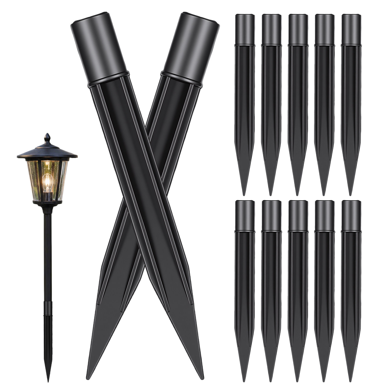 8 Piquets de Fixation en Plast - Outdoor Lighting In Ground avis et prix